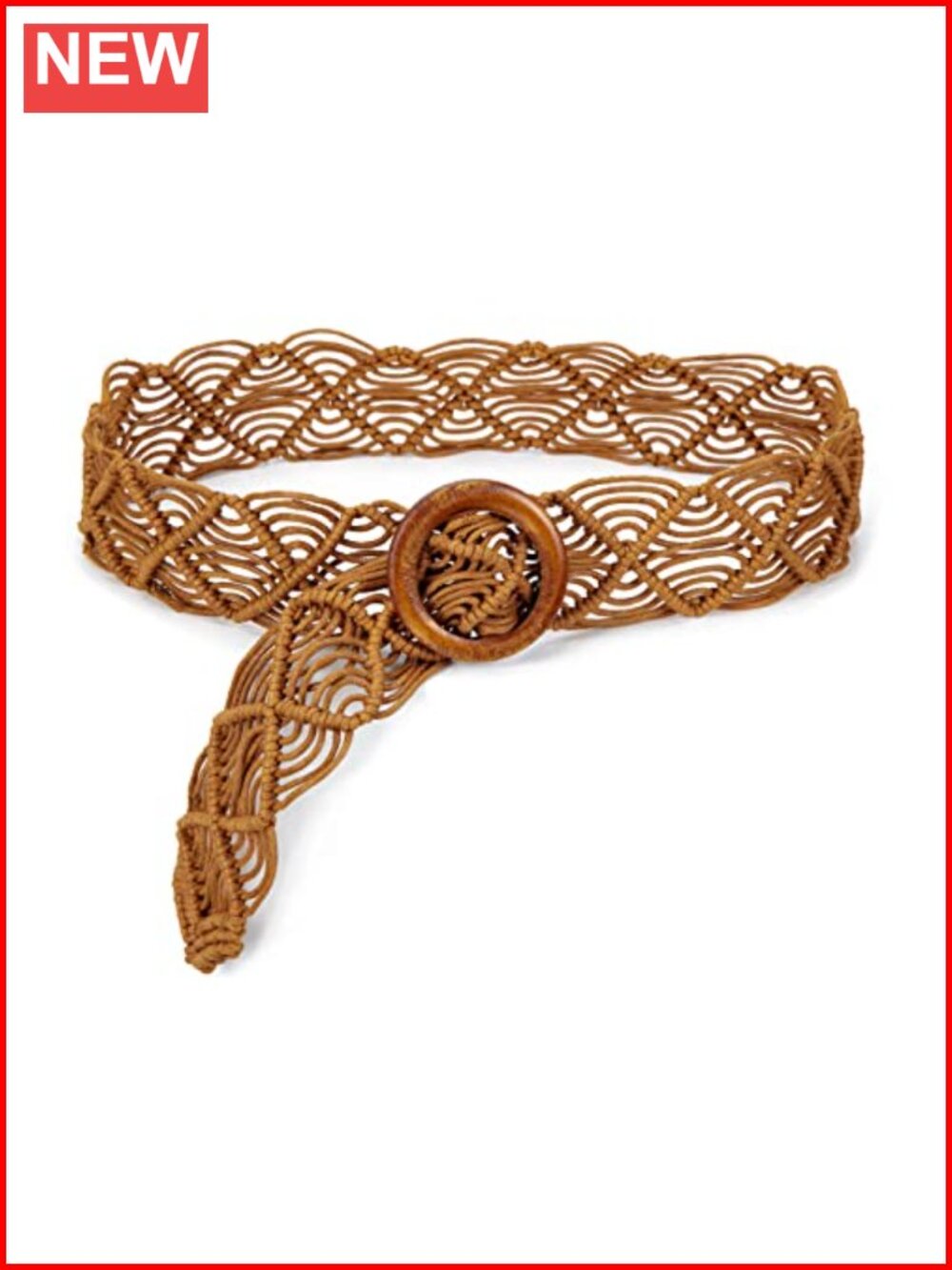 Bohemian Rope Braid Waist Belt Hand Woven Wax Rope Tie